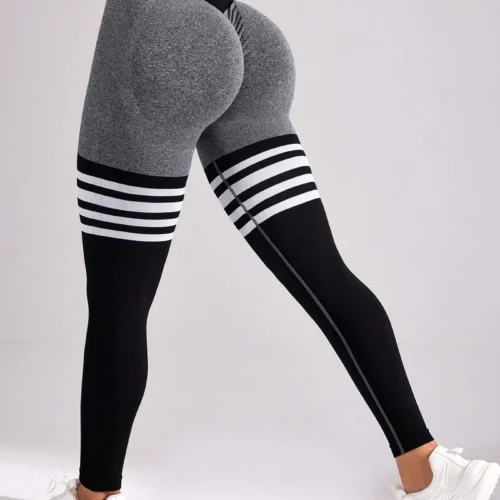 Stripe Yoga Leggings